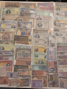 HISZPANIA zestaw 71 banknotów
