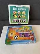 Dwie gry edukacyjne zgadywanki puzzle słówka obrazki Kim zostanę