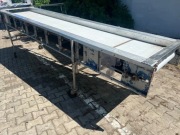 Przenośnik podajnik inspekcyjny owoców, warzyw, taśma spożywcza