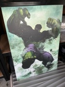 Hulk Marvel Displate metalowy plakat L 67,5x48cm