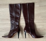 RALPH LAUREN skórzane kozaki / botki - stan idealny 