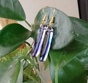 Kolczyki z żywicy, hand made