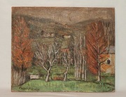 Pejzaż olej sygn. 1951r