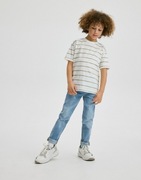 Nowe spodnie jeansowe z przetarciami 158 RESERVED 