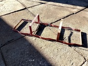 Kempingowa przyczepa Niewiadów n126 uchwyt na butle  gazowe 