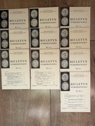 Biuletyn numizmatyczny. Cały rocznik 1974. 10 numerów