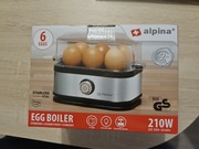 Jajowar Alpina, na 6 jajek, srebrny