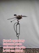 Kiwak ogrodowy sowa metalowa