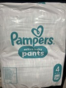 Pampers Active Baby Pants 4 Najtaniej 80gr/szt + 35szt gratis!