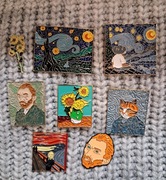 Pin przypinka styl jak van gogh obraz obrazy 