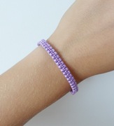  fioletowa Bransoletka sznurkowa pleciona fioletowa bransoletka przyjaźni 