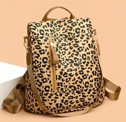 Antykradzieżowy plecak damski. Nowy. Panterka Plecako-torebka