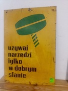 Tablica blaszana BHP 