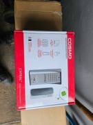 Domofon 1-rodzinny Cyfral Cosmo R1 czarny breloki ( biały unifon )