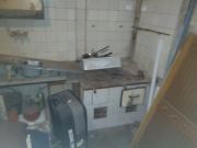 Piec kaflowy kuchenny retro / kuchnia węglowa