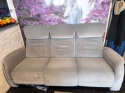 Sprzedam kanapę oraz fotel z funkcją relax w szarym kolorze