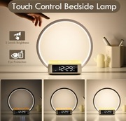 DWIE SZTUKI Lampa LED z ładowarką wireless, 3 stopniowa regulacja światła