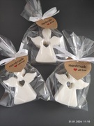 Świeczki sojowe aniołki na podziękowania dla gości 