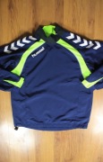 Bluza Hummel r. 16yr 176 cm granatowa przeciwwiatrowa sportowa