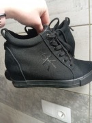 Sneakersy na koturnie Calvin Klein
