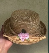 Kapelusz dla dziecka, dla dziewczynki słomiany