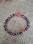 Bransoletka handmade z naturalnych kamieni hematyt jaspis cesarski 