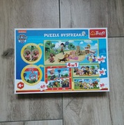 Trefl, Puzzle, Psi Patrol, 4 ukladanki: 30, 30, 60, 160 elementów 