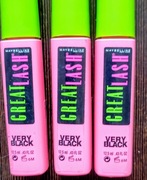 Tusz do rzęs Maybelline Great Lash w kolorze Very Black.