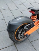 CZARNE przedłużenie, przedłużka błotnika, chlapacz, błotnik Kamikaze