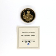 Złocony Medal - Papież Franciszek
