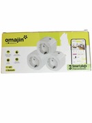 Omajin Smart Plug SK - Inteligentna wtyczka - 3 szt. - Biały