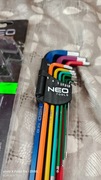 Neo tools długie kolorowe klucze imbusowe 