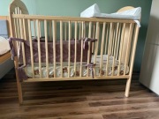 Łóżeczko dziecięce sosnowe