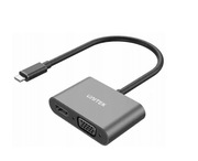 UNITEK ADAPTER USB TYP-C NA HDMI 4K@60HZ I VGA