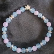 Bransoletka z jadeitem i hematytem.