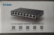Switch D-Link DGS-108 - 8 portów - Nowy