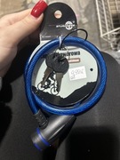 Zapięcie rowerowe linka zapinka do roweru na klucz 10x65mm