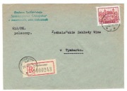 Jeziorany (Biskupiec) - Koperty polecone 1964-75