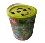 Edukacyjne klocki drewniane ELEFUN 130 elementów