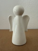 Ceramiczny Aniołek Anioł Figurka Świąteczna 16 cm. 