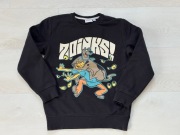 czarna bluza bawełna ze Scooby-Do jak nowa stan idealny 146/152