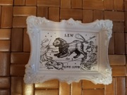 Znak zodiaku Lew ceramika obrazek