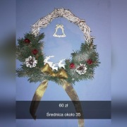 Własnoręcznie robione stroiki bożonarodzeniowe 