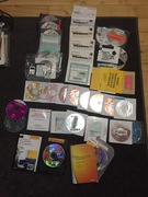 Microsoft Windows 95 licencje i płyty oraz inne.