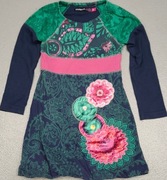 S) DESIGUAL oryginalna sukienka Roz.104cm/4L