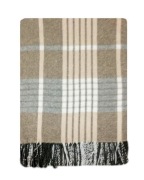 Koc VLADI bawełna 140 cm x 200 cm odcienie beżowego