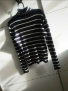 Golf bawełniany w paski