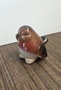 Ptak ładna mała figurka porcelanowa ptaszek 