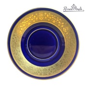 Rosenthal Selb-Bavaria talerzyk 10,5 cm , kobalt,bogato złocony
