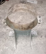 Obejma,mocowanie komina fi 200